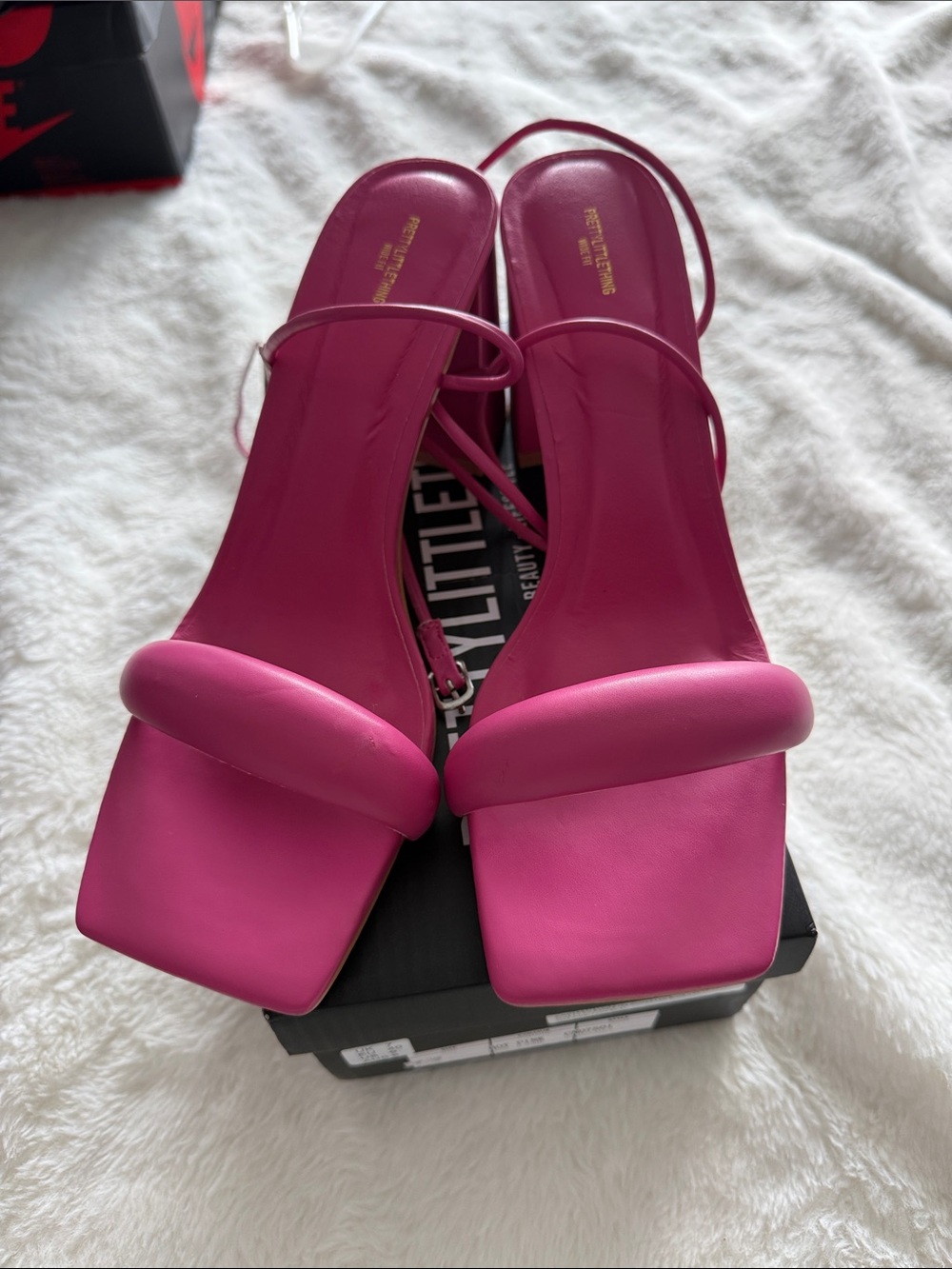 pretty little thing pink heels